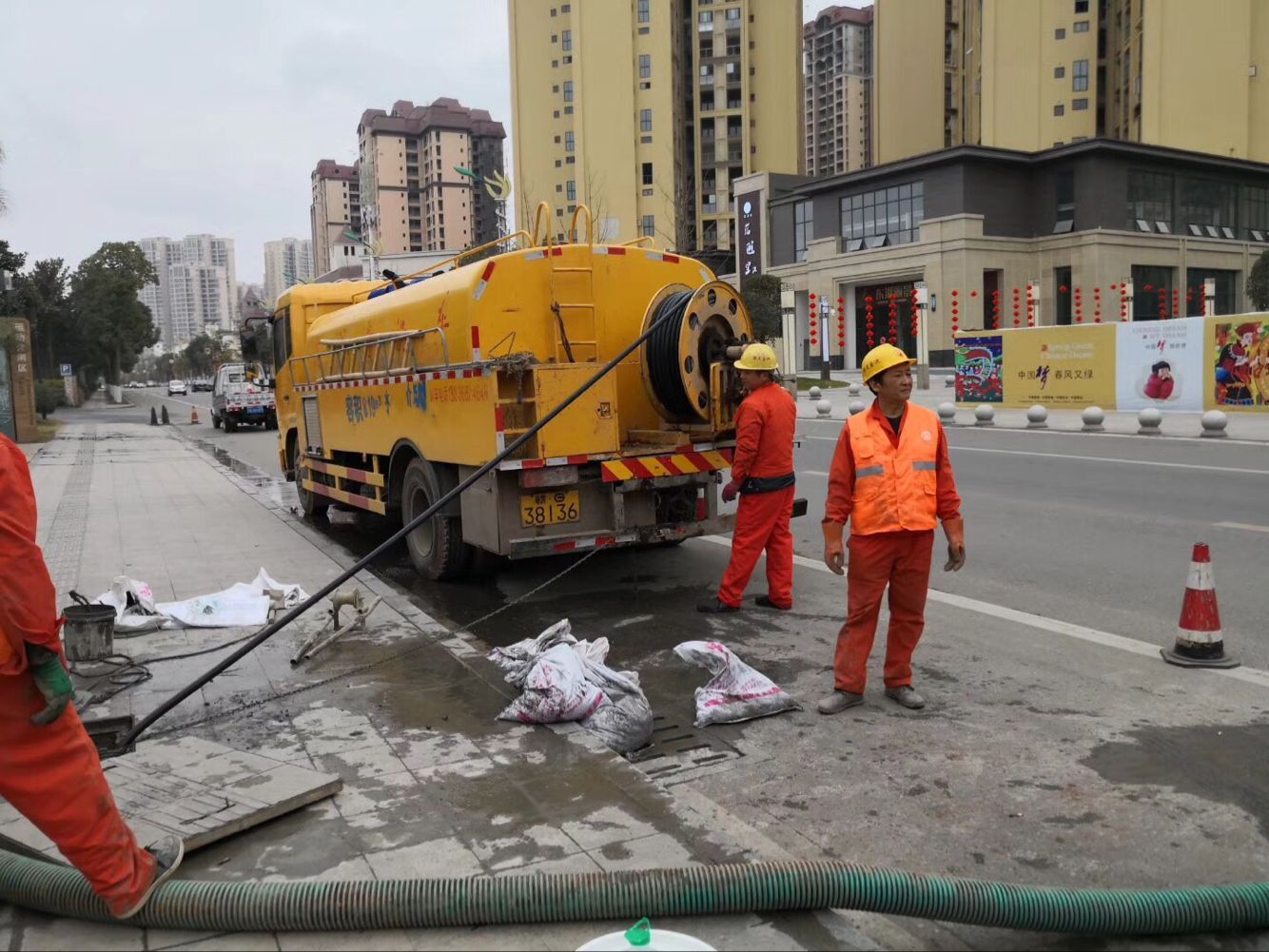 昭阳排污管道清淤-管道清洗